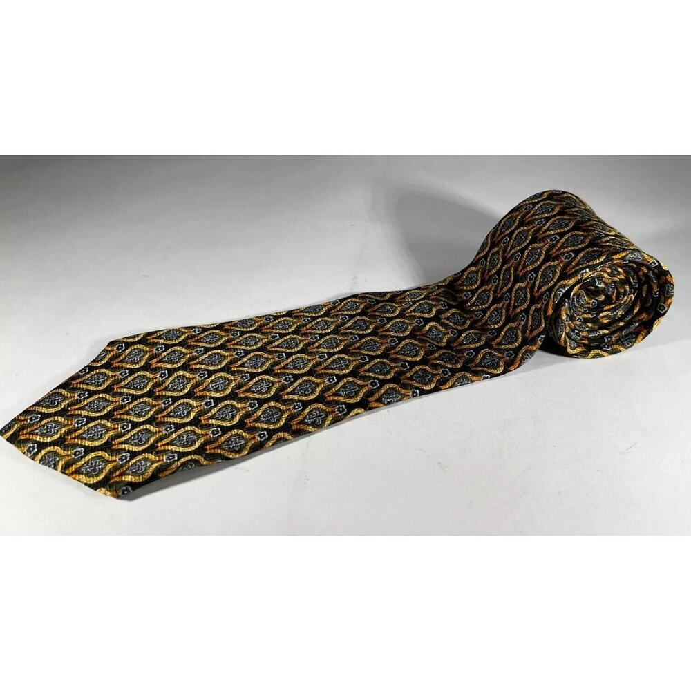 The Metropolitan Museum of Art 100% Silk Vintage Necktie Fleur De Lis Tie